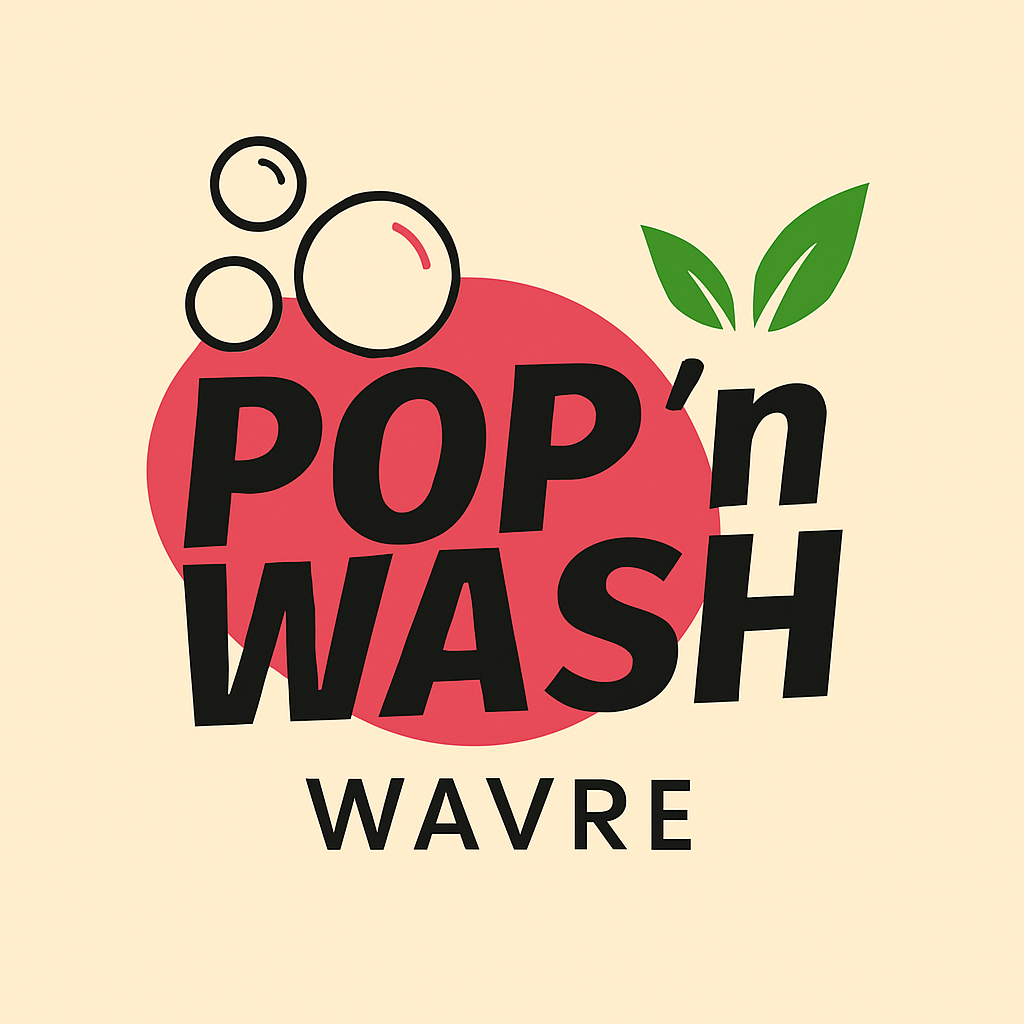 POP'n WASH WAVRE logo