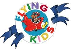 Logo Flying kids commerce
