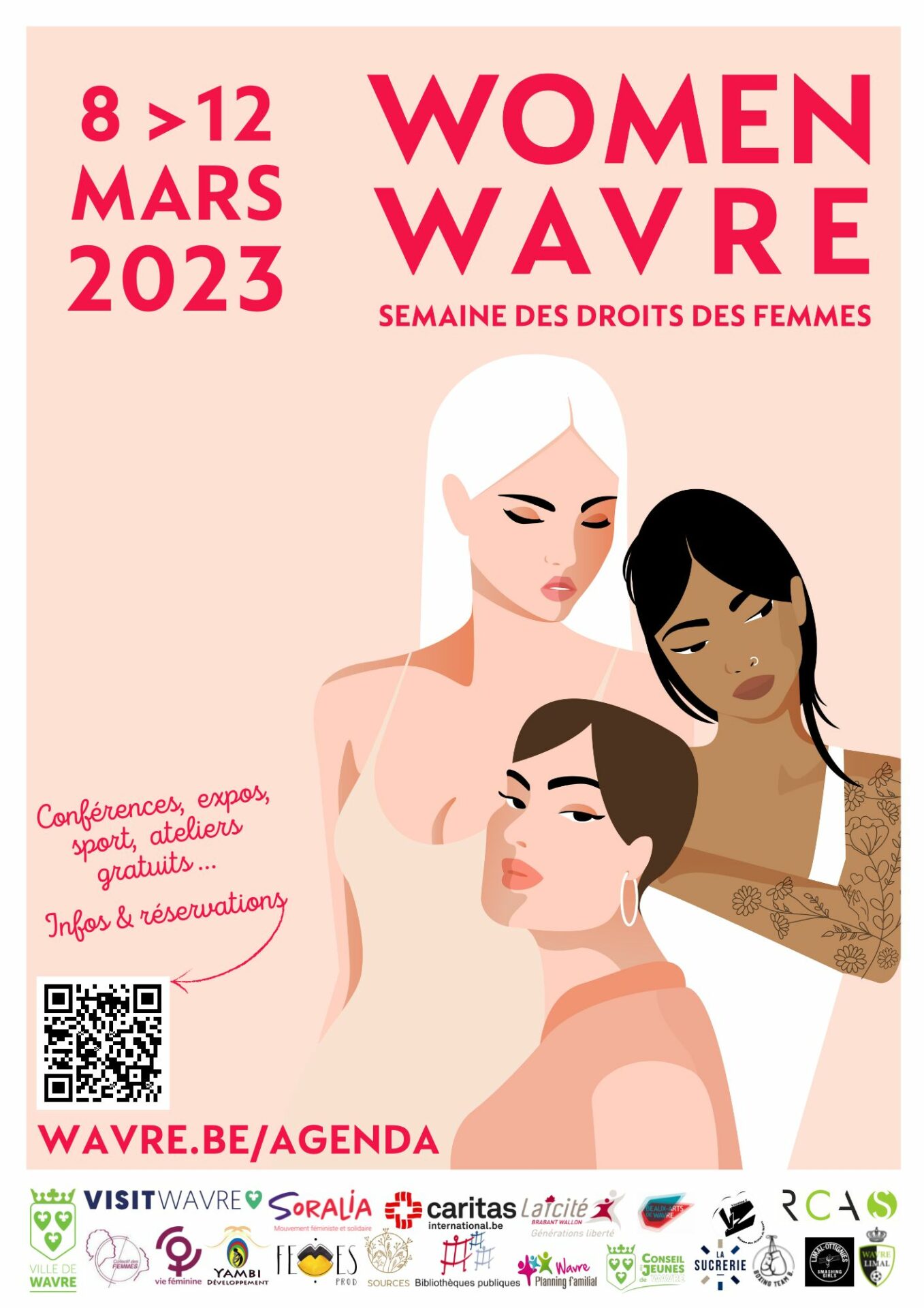 affiche de l'evenement women wavre 2023