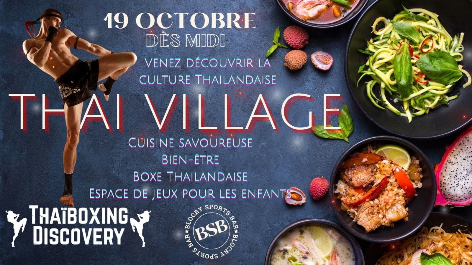 affiche thai village