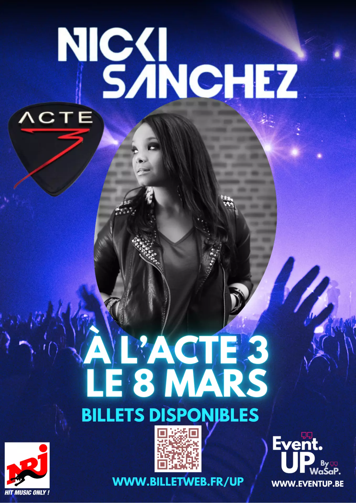 affiche soirée Acte 3 2025 Nicki-Sanchez