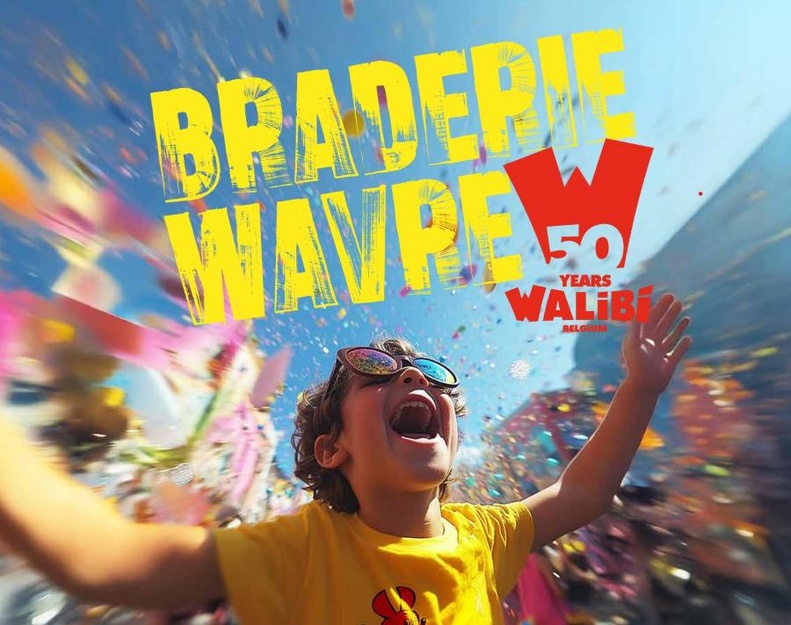 affiche braderie de wavre 2025
